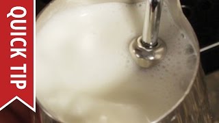 Quick Tip Six Common Milk Frothing Mistakes [upl. by Adnarram506]