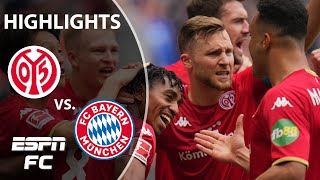 Mainz vs Bayern Munich  Bundesliga Highlights  ESPN FC [upl. by Sibyls]