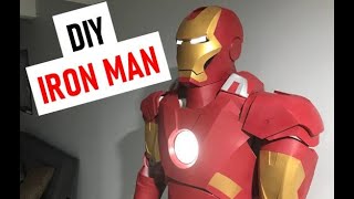 Making a full IRON MAN suit DIY Part 1 [upl. by Stretch]