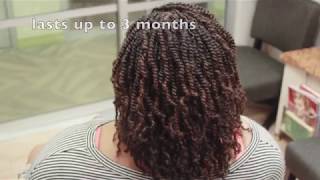 Technique Two Strand Twist Extensions how to [upl. by Enneillij]