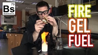 Fire Gel Fuel  Made from Egg Shells and Vinegar [upl. by Condon852]