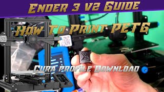 How to Print PETG on the Ender 3 v2 simple profile [upl. by Neenaj]