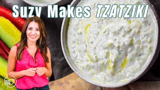 Authentic Tzatziki Sauce Recipe  The Mediterranean Dish [upl. by Lower959]