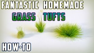 Miniature Painting Tutorial How to Make Your Own Grass Tufts [upl. by Mallina324]