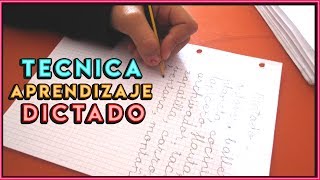 ESTRATEGIA DE APRENDIZAJE DICTADO  TIPOS DE DICTADO [upl. by Coussoule]