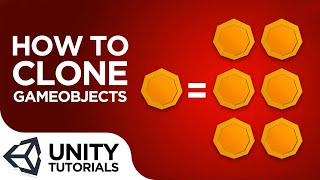 How to make multiple copies clones of a GameObject Unity 2019 beginner tutorial [upl. by Torrlow952]