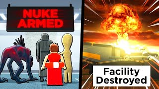 Using the NUKE on SCPs Roblox Site 76 [upl. by Corette147]