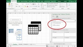Tabela Dinâmica com duas bases [upl. by Cutcliffe]