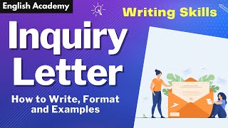 How to write Inquiry letter   Inquiry Letter Format and example  CBSE NCERT [upl. by Etnoek]