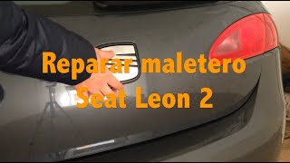 Reparar cerradura maletero Seat Leon 2 [upl. by Nerrej262]