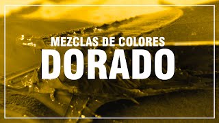 COMO HACER EL COLOR DORADO 🥇 Mezclas de Colores Paso a Paso [upl. by Jorgenson346]