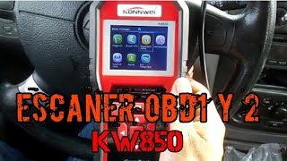 Hablando sobre el escaner Konnwei kw850 [upl. by Jobey653]