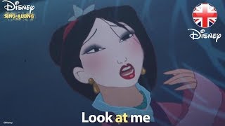 DISNEY SINGALONGS  Reflection  Mulan Lyric Video  Official Disney UK [upl. by Anelagna]