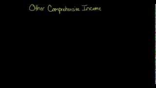 Other Comprehensive Income [upl. by Aniwde]