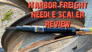 Harbor Freight CENTRAL PNEUMATIC Air Needle Scaler review [upl. by Brier426]