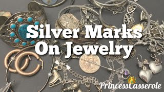 Silver Markings on Jewelry Sterling Silver Markings  What They Mean [upl. by Ailliw368]