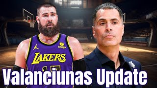 Lakers Jonas Valanciunas Update [upl. by Eiten]