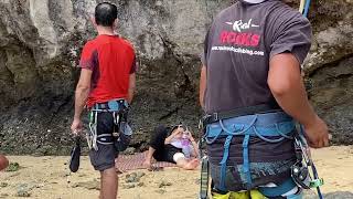 Rock Climbing in Railay Beach  November 2024 [upl. by Reinertson547]