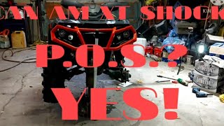 Can am Outlander XT shock replacement [upl. by Alo]