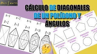 Cómo calcular diagonales y ángulos en un polígono [upl. by Akierdna]