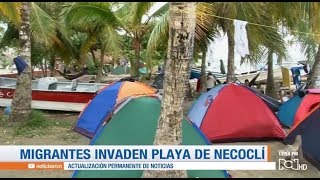 Alerta por migrantes que invaden playas en Necoclí Antioquia [upl. by Carlos]