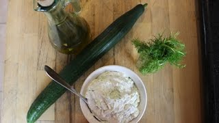 Greek Tzatziki Sauce Greek yogurt amp Cucumber Dip [upl. by Eolcin]