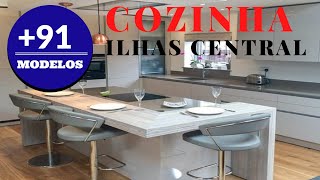 91 Ambientes Cozinha com ilha Central Para Você se Inspirar [upl. by Amelus]