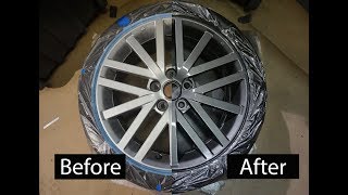 How to paint your wheels  DIY the PROPER way  DG Custom CLT [upl. by Ativet]