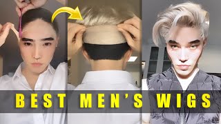 Introducing MoonFiber™ Mens Wigs  BEST MENS WIG TRANSFORMATION TUTORIAL  HOW TO MENS WIG [upl. by Jannery924]