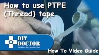 How to use PTFE Thread Seal Tape [upl. by Vally280]