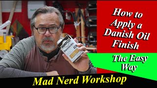 How to apply Danish Oil to any wood [upl. by Ahmar352]