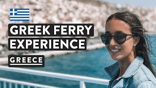 GREEK FERRIES  PRICES amp SEATS  Athens to Mykonos Hellenic Seaways  Greece Travel Vlog [upl. by Rurik819]