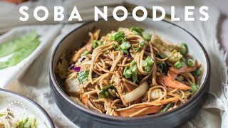 3 SOBA NOODLE Recipes 🍜Delish Noodle Series  HONEYSUCKLE [upl. by Noxid]