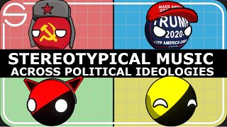 Stereotypical Music across Political Ideologies  Political Compass [upl. by Isidor]