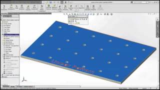 SOLIDWORKS Quick Tip  Pattern Driven Pattern Assembly [upl. by Tracey]