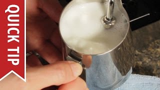 How to AutoFroth Milk for Lattes [upl. by Judus]