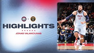 Highlights Jonas Valanciunas 20 points vs Denver Nuggets  12724 [upl. by Lenny33]