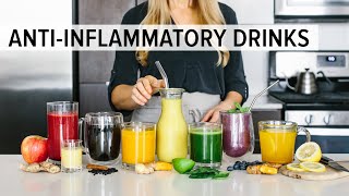 8 ANTIINFLAMMATORY DRINKS  to enjoy for health amp wellness [upl. by Bethesde]