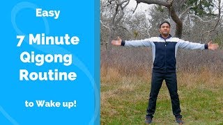 7 Minute Qigong Routine  Easy Beginner Practice to Invigorate the Qi [upl. by Assirrac]