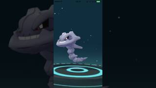 ONIX TO STEELIX EVOLUTION  POKEMON GO [upl. by Owen]