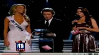 Miss USA California Responds To Gay Marriage Question From Perez Hilton [upl. by Idnerb788]