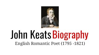 John Keats Biography in Hindi Works and achievements [upl. by Naillimixam]