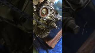 1992 Honda Civic 15 timing belt replacement and adjustment [upl. by Havard]