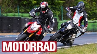 Ducati Hypermotard 950 SP vs KTM 690 SMC R [upl. by Oijimer]