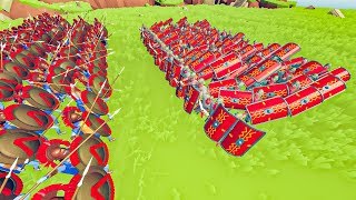 TABS  300 Spartans vs TESTUDO Formation in Totally Accurate Battle Simulator [upl. by Orrocos]