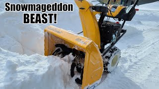 Cub Cadet 2X 30quot MAX TwoStage 357cc Gas Snow Blower Review With Electric Start amp Power Steering [upl. by Aney]