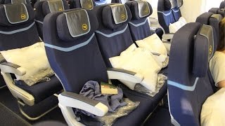 Condor  Premium Economy  Fortaleza  Frankfurt  Boeing 767300 [upl. by Yddur]