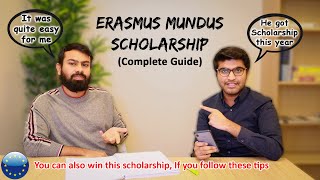 ERASMUS MUNDUS SCHOLARSHIP Complete Guide How to apply Eligibility Benefits and More  ENG SUBS [upl. by Enirehtacyram]