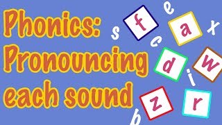 English Letter Pronunciation  Phonics [upl. by Fennie]