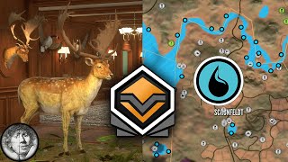 Diamond Fallow Deer Guide with map locations  Hirschfelden theHunter Call of the Wild 2021 [upl. by Arihk246]